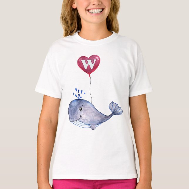 T-shirt W est pour la BALEINE (Devant)