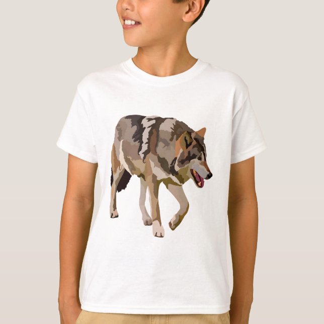 T-shirt W est pour Wolf (Devant)