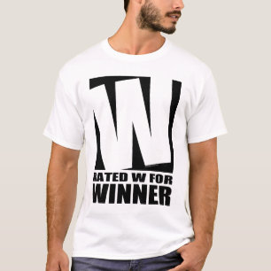 T-shirt W évalué pour le gagnant