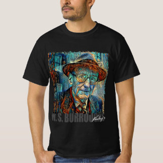 T-shirt W. S. BURROUGHS - Portrait NFT par Marco Aureggi