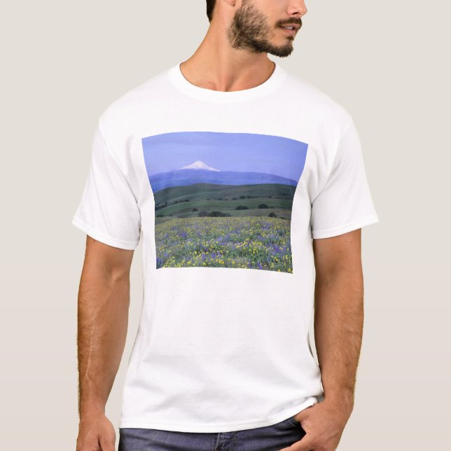 T-shirt WA, comté de Klickitat, Dalles Mountain Ranch, (Devant)