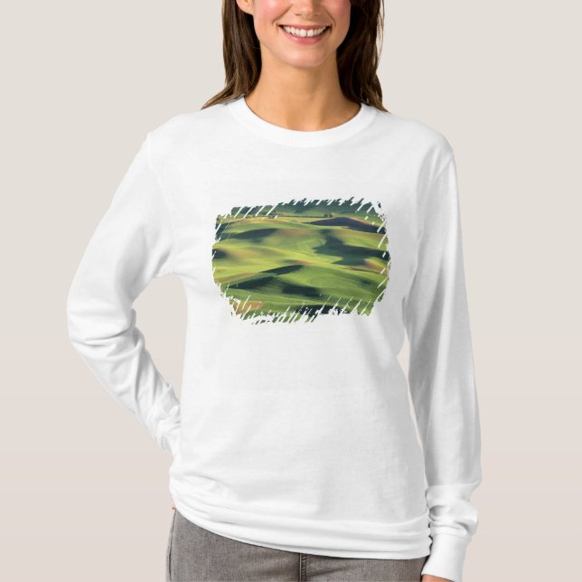 T-shirt WA, comté de Whitman, Palouse Farmland, vue (Devant)