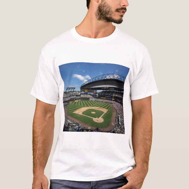 T-shirt WA, Seattle, Safeco Field, base-ball des Mariners (Devant)