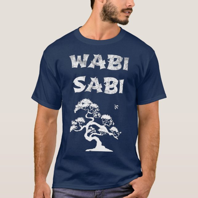 T-shirt Wabi Sabi avec Bonsai Tree (Devant)