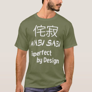 T-shirt Wabi Sabi imparfait par design japonais
