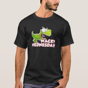 T-shirt Wacky mercredi   Mercredi délirant   Dinosau