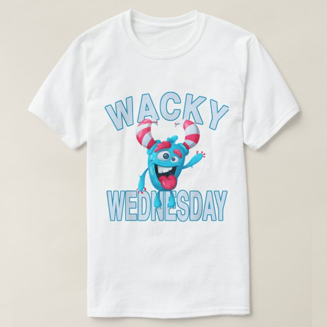 T-shirt WACKY WEDNESDAY VÊTEMENTS pour jour d'incompatibil (Design devant)