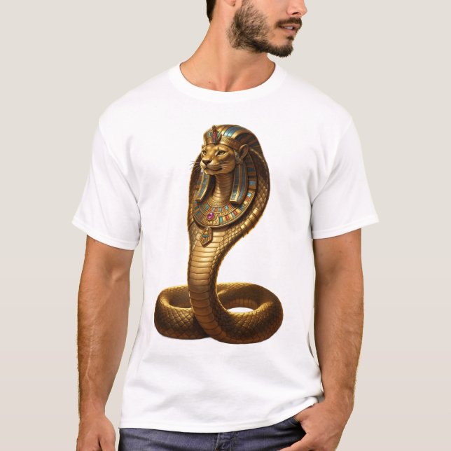 T-shirt Wadjet – Egyptian Cobra Goddess (Devant)