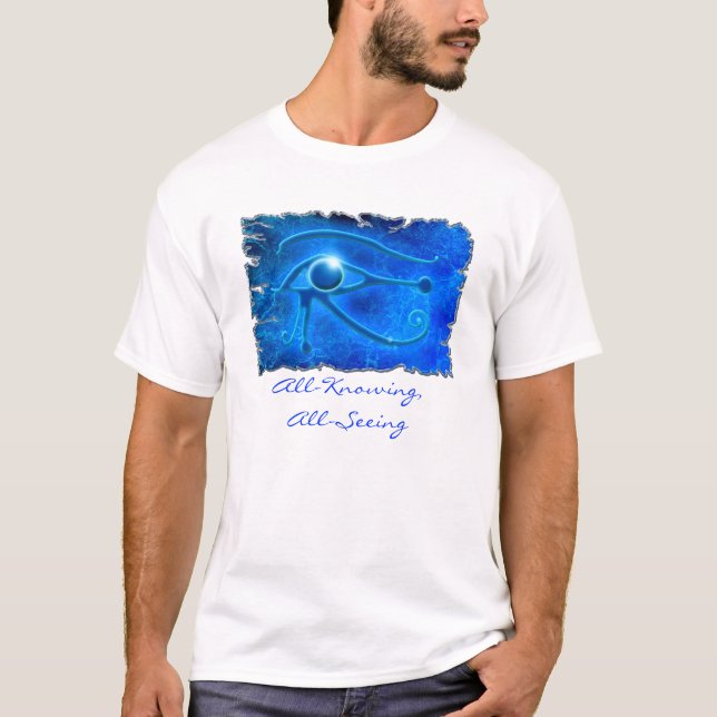 T-shirt WADJET, YEUX D'HORUS, Chemise Dames Égyptiennes (Devant)