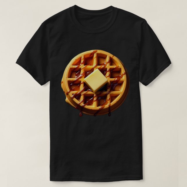 T-shirt Waffe Funny Lazy Easy Halloween Costume (Design devant)
