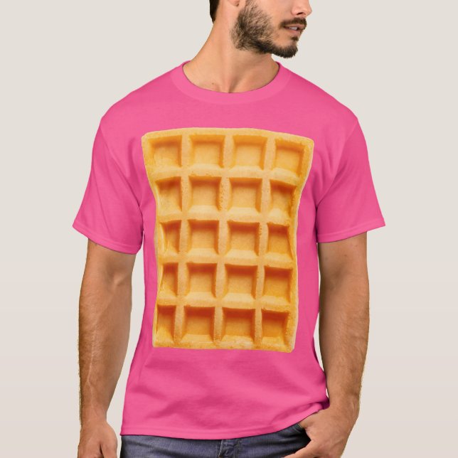 T-shirt Waffle Halloween Lazy Party Waffle - art (Devant)