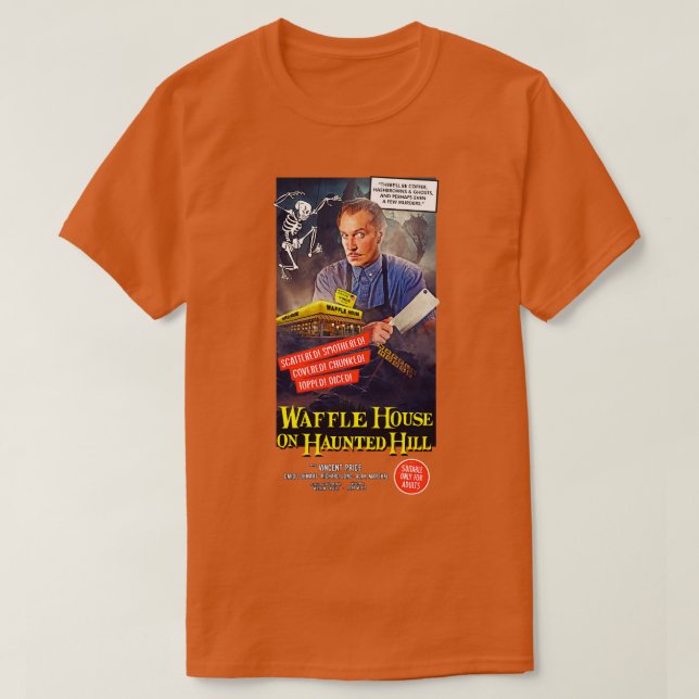 T-shirt Waffle House sur Haunted Hill (Design devant)
