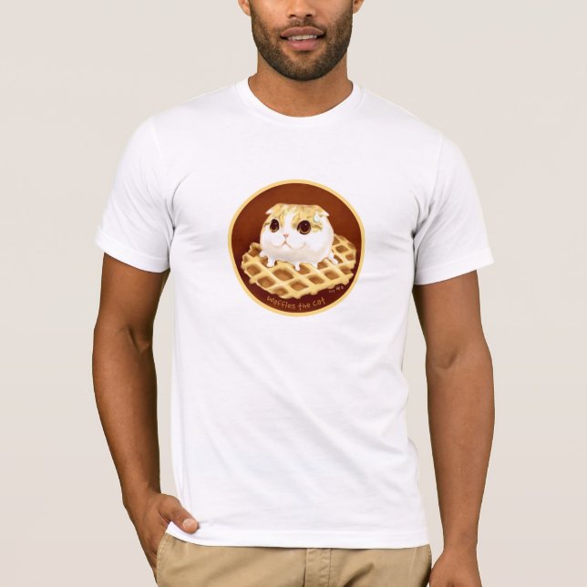 T-shirt Waffles le chat (Devant)