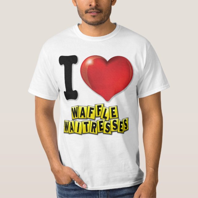 T-shirt Wafflux de coeur (Devant)