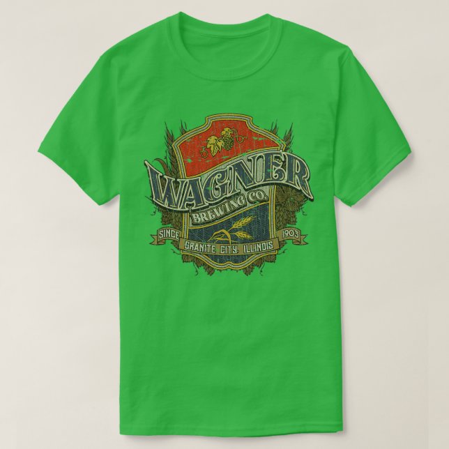 T-shirt Wagner Brewing Co 1903 classique (Design devant)