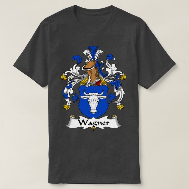 T-shirt Wagner Coat of Arms Family Crest 1 (Design devant)