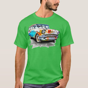 T-shirt Wagon de la gare Chevy 1957