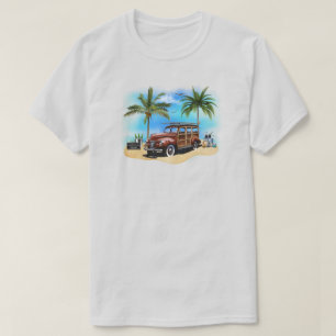 T-shirt Wagon Woody Beach