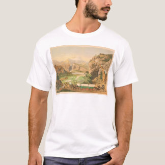 T-shirt Wagons de train arrivant à l'avant-poste (1838A)