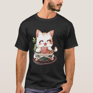 T-shirt Wagyu Lover Kitten Vintage traditionnel japonais A