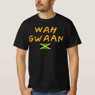 T-shirt Wah Gwaan Good Vibes Uniquement Rasta Reggae Racin