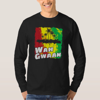 T-shirt Wah Gwaan Vintage Jamaïque Rétro Qu'est-ce qui se