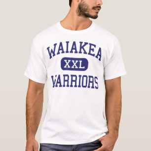 T-shirt Waiakea - guerriers - lycée - Hilo Hawaï