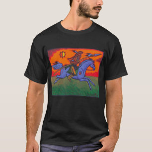 T-shirt Waiakida : Guerrier d'Ioway à cheval