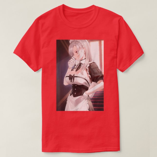 T-shirt Waifu Anime Girl Japonaise esthétique Kawaii  (Design devant)