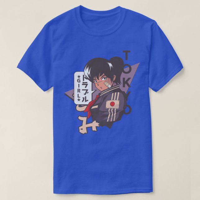 T-shirt Waifu Anime Japonais manga japonais Chibi Kawaii o (Design devant)