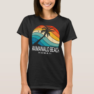 T-shirt Waimanalo Beach Hawaii Tropical Beach Palm Tree So