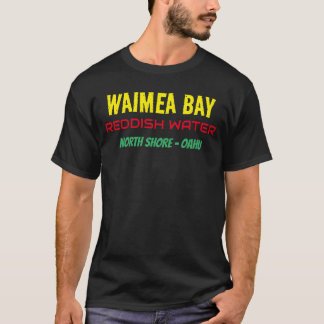 T-SHIRT WAIMEA BAY EAU REDDISH