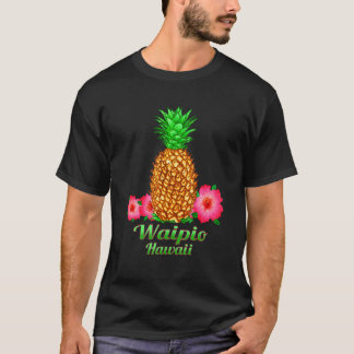T-shirt Waipio Floral d'ananas d'Hawaï