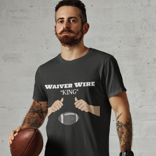 T-shirt Waiver Wire "KING" Football Imaginaire