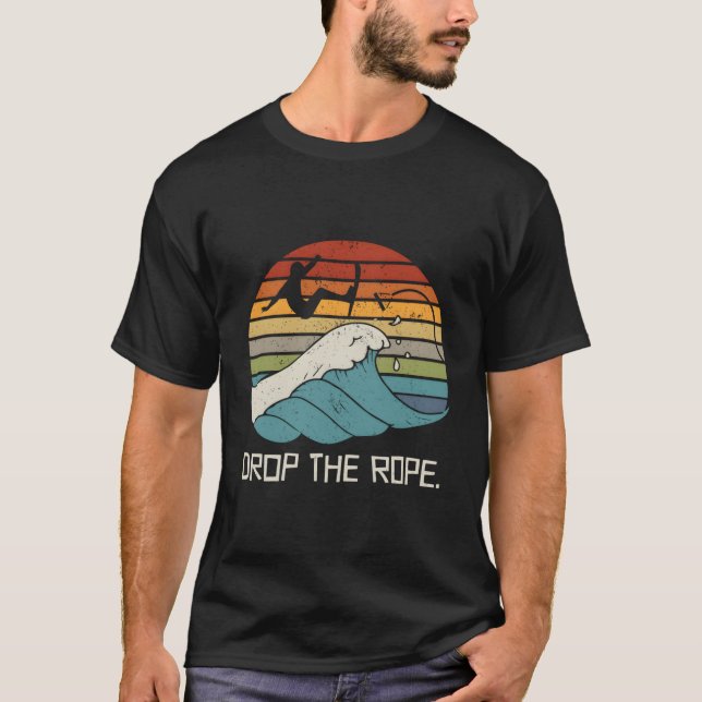 T-shirt Wake Surfing Wake Surf Wake Surfing Rope Wake Surf (Devant)