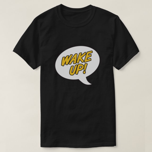 T-SHIRT WAKE UP, MÉTHODE, HOMME  (Design devant)
