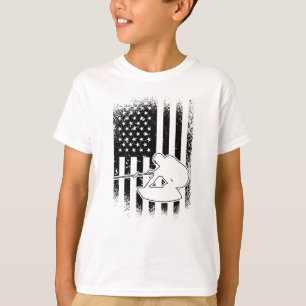 T-shirt Wakeboard American Flag Wakeboard Wakeboard Wakebo
