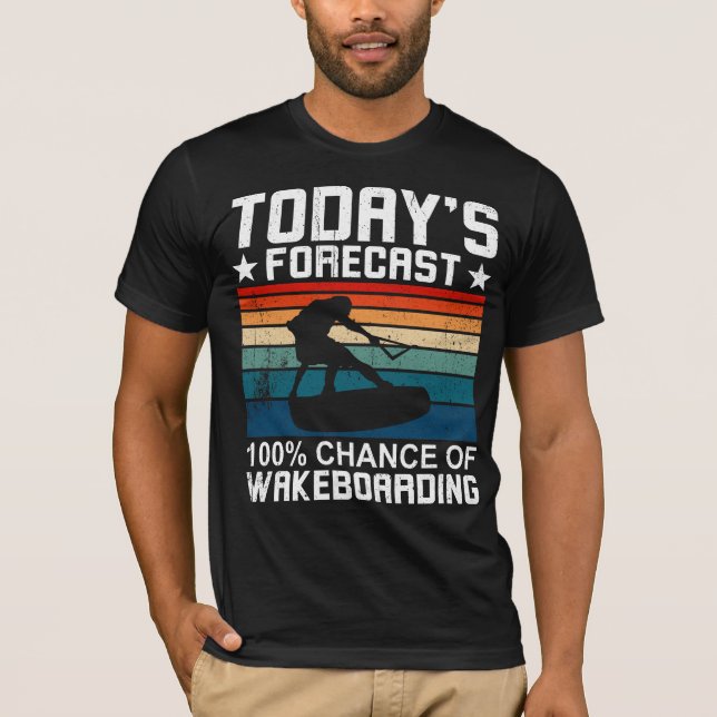 T-shirt Wakeboard and Wakeboarding Forecast (Devant)