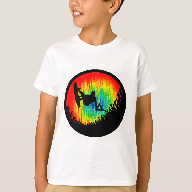 T-shirt Wakeboard le Wakeboarder (Devant)