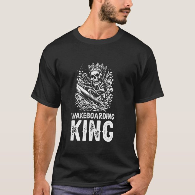 T-shirt Wakeboard Skeleton - Wakeboard Wakeboard Wakeboard (Devant)