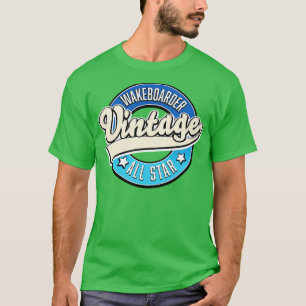 T-shirt Wakeboard Vintage Toutes les étoiles