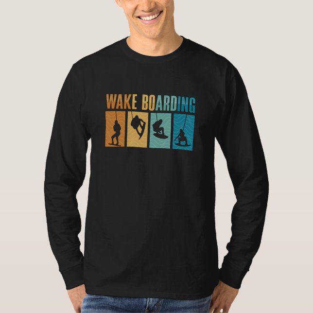 T-shirt Wakeboard Wake Boarder Wakeboard Wakeboard (Devant)