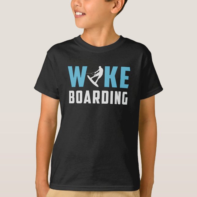 T-shirt Wakeboard Wakeboard Surf Funny Wakeboard (Devant)