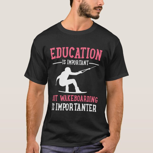 T-shirt Wakeboard Wakeboard Wakeboard Wakeboard Wakeboard (Devant)