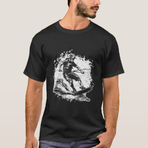 T-shirt Wakeboard Wakeboard Wakeboardeur