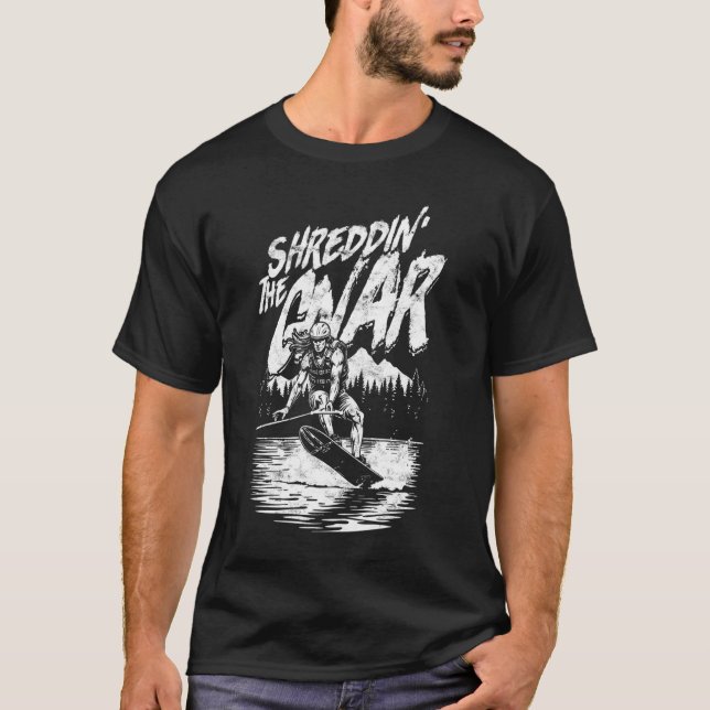 T-shirt Wakeboard Wakeboard Wakeboardeur (Devant)