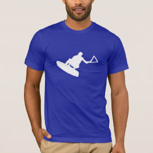 T-shirt Wakeboarder bleu