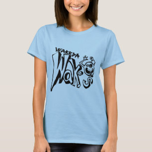 T-shirt Wako à l'encre noire