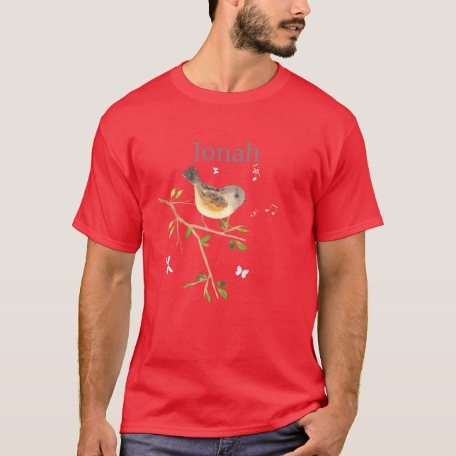 T-shirt Waldier Bird Name Jonah drôle (Devant)
