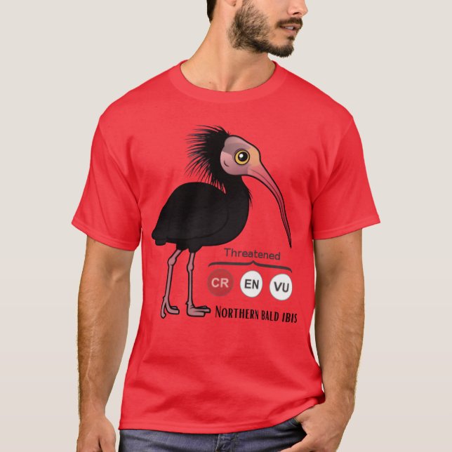 T-shirt Waldrapp ami oiseau en danger critique (Devant)